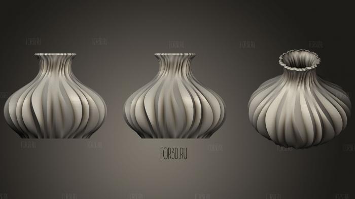 Classy Vase stl model for CNC